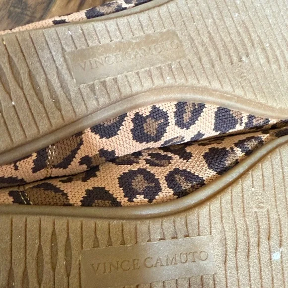 Vince Camuto Brown Leopard Print Flats, size 8.5 - Picture 7 of 9